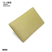 15-7 Green Header Cowhide Passport Cover