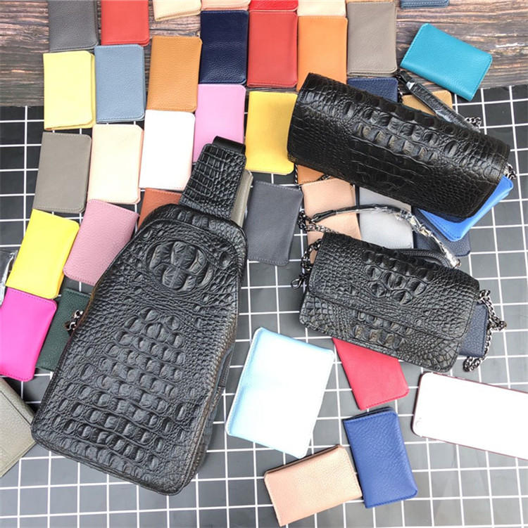 Foreign trade leather crocodile pattern shoulder women's bag multi-function messenger bag large-capacity handbag all-match New Year's day special