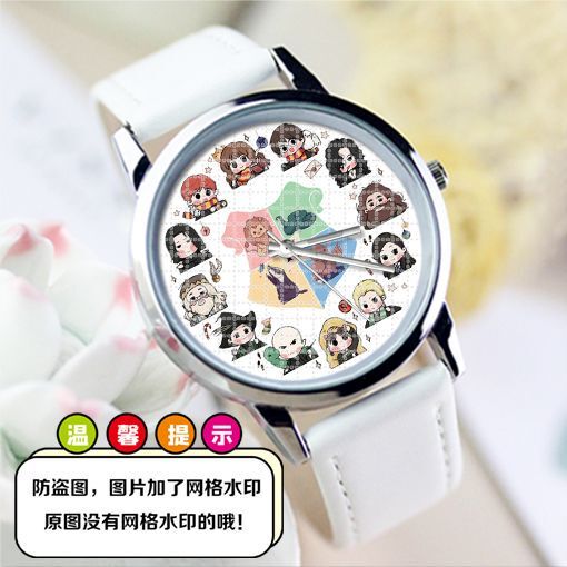 Harry Potter Golden Trio Hermione Ron 2025 New Waterproof Middle School Student Watch Children's Watch Gift