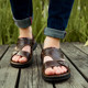 Sandals Men's 2023 New Genuine Leather Thick Sole Beach Summer Outerwear Dad Non-Slip Wear-Resistant Dual-Purpose Sandals