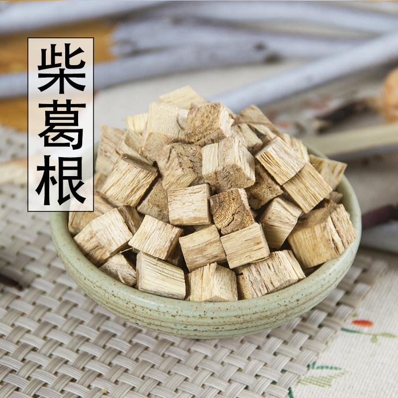 Kudzuvine Wild Pure Natural Firewood root Roots Powder Kudzuvine Tea Awakening 500g to unpack the root of the root Chinese herbal medicine