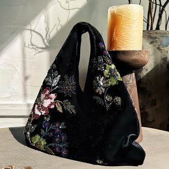 New chinese style embroidered sequin handbag