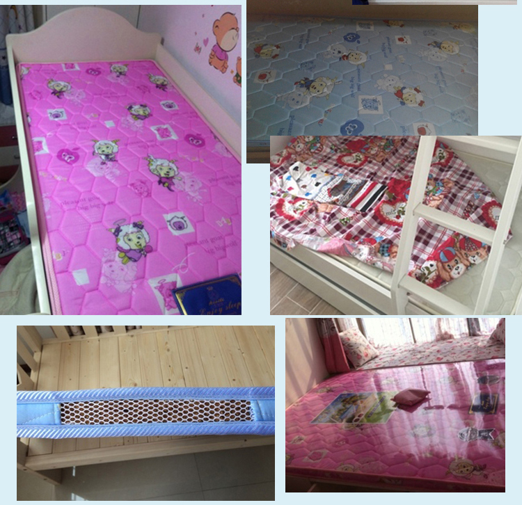 Trẻ em lên xuống mức độ ảnh giường sofa nệm đệm cứng sinh viên 5cm xơ dừa ký túc xá giường nệm custom-made Trailer - Nệm nệm đơn