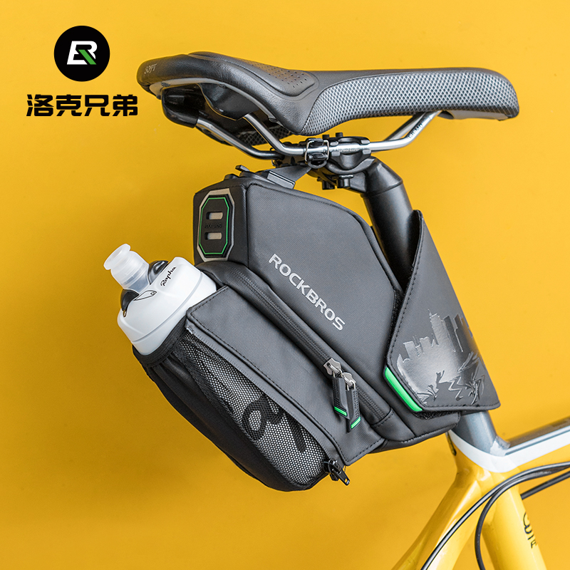 Lock Brothers Bike Bag Mountaineering Car Tail Bag Kettle Bag Saddle Bag Backseat Folding Ride Cushion Bag Accessories