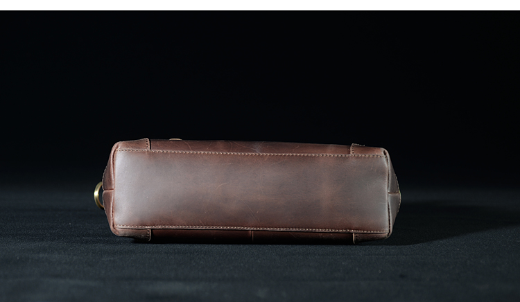 Da khoai tây khoai tây gốc Anh retro messenger túi crazy ngựa da thời trang da vai túi nam túi xách - Túi của con người túi đeo chéo nam hàng hiệu