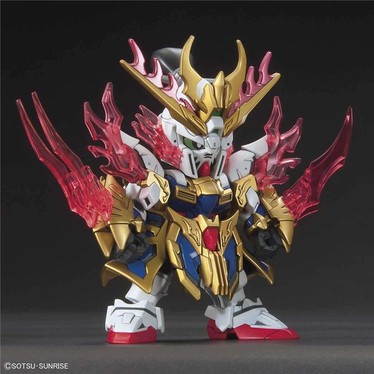 [Man Friends] Bandai Lắp ráp mô hình Q Phiên bản BB SD 03 Tam quốc Chuangjie Chuan Zhang Fei Shendao Spot - Gundam / Mech Model / Robot / Transformers