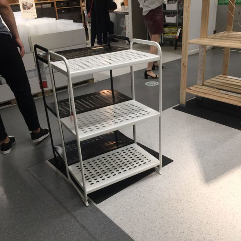 IKEA mua trong nước Mulige kệ đơn vị sàn giá phòng tắm lưu trữ lưu trữ giá kệ hoa phân vùng - Kệ kệ sách đẹp