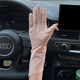 Driving Sun Protection Gloves for Women, Anti-Uv, Summer Ice Silk Thin Style, for Cycling and Electric Bikes, Non-Slip, Two-Finger Exposed, Touch Screen Compatible