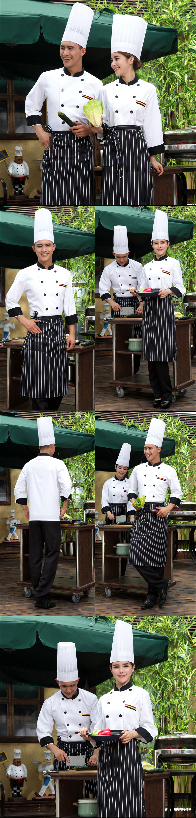 Veste chef cuisinier - Ref 1910945 Image 19