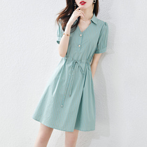 SNICYKER Liondress Girl 2022 Summer new temperament Korean version Advanced sensation Short sleeves Stunning Do Nt Dresses