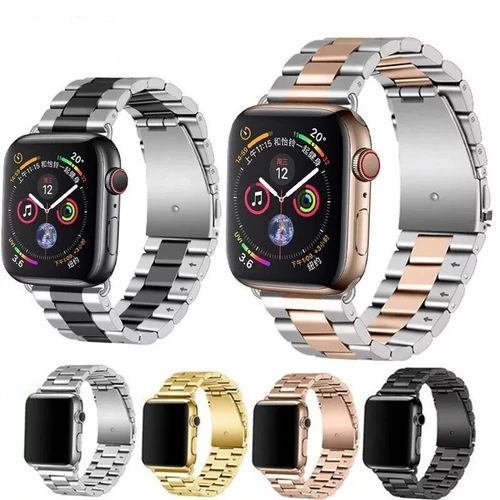 Apple Watch IWATCH9 Строки Металлическая нержавеющая сталь подходит для Apple Watch Series Se Strap Ultra2 Strap Iwatch2 3 4 5 6 7 8 8 8 8 -geration Tie Strite