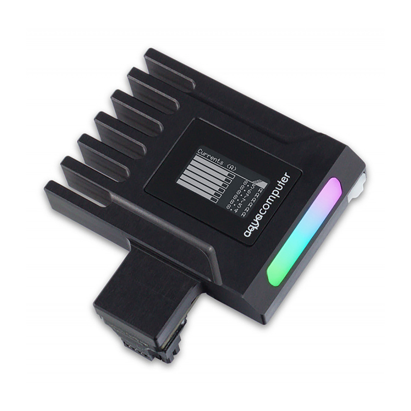 Aquacomputer Ampinel 12V-2X6 Graphics Card Power Equalizer Monitoring Alarm Power Adjustment Aquacomputer Ampinel 12V-2X6 Graphics Card Power Equalizer Monitoring Alarm Power Adjustment