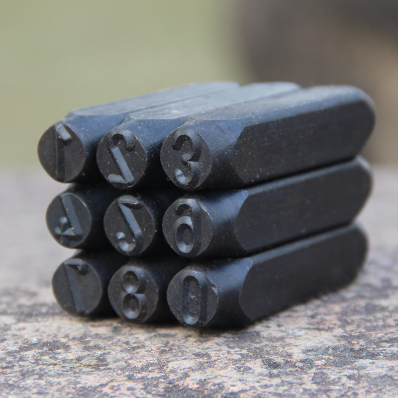 Steel type mold stamping tool steel word code digital stamp letter punch hand engraving tool