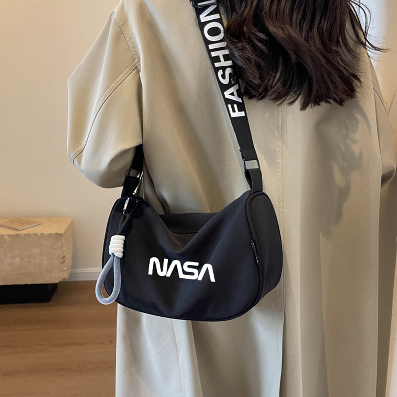 Nasa Co-Branded Trendy Shoulder Bag for Women 2026 New Waterproof Waist Bag Versatile Crossbody Bag Large Capacity Travel Bag Nasa Co-Branded Trendy Shoulder Bag for Women 2026 New Waterproof Waist Bag Versatile Crossbody Bag Large Capacity Travel Bag