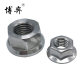 304/316 ສະແຕນເລດ flange ກັບ pad nut pressure plate nut M10M12M14M16M18M20M22