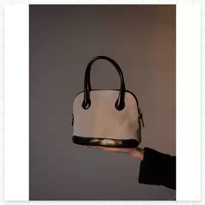 IMMLS dark pocket watch holster spring new handbag messenger commuter female black brown spot