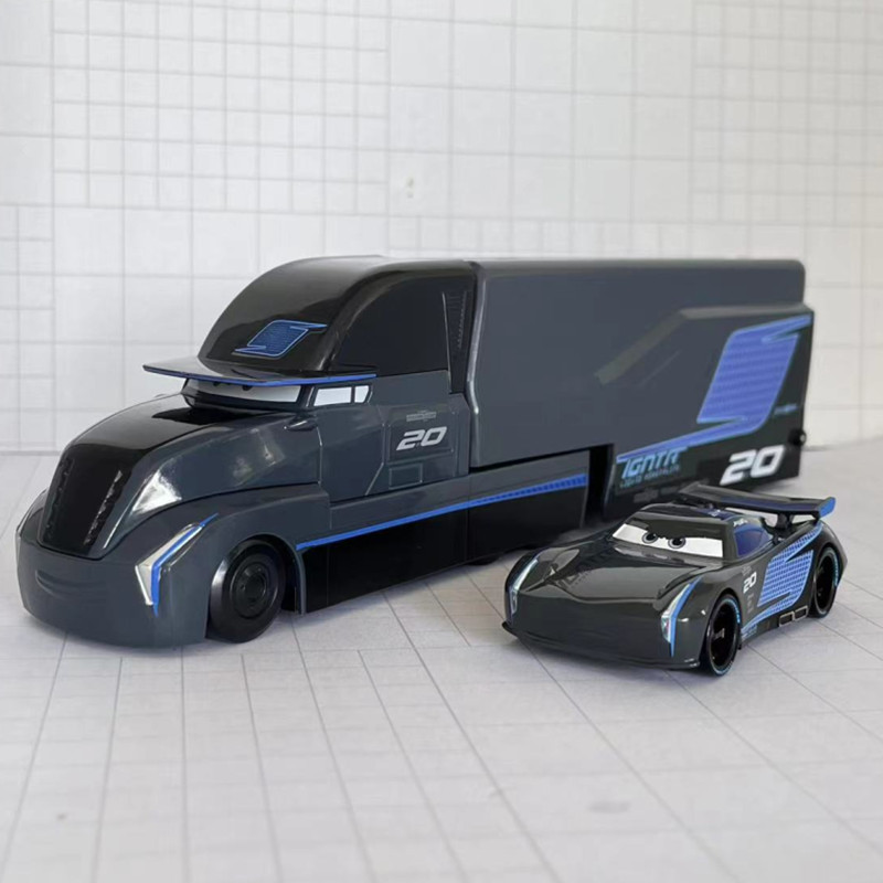 Black Storm Jackson Container Truck Cars Cars 3 Alloy Toy Car Trailer Uncle Mike Set