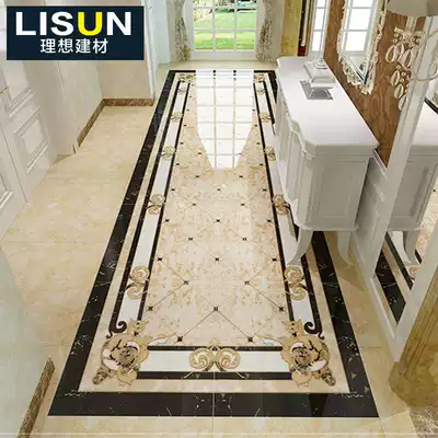 Porch floor tile living room tile mosaic 800X800 European dining room carpet tile jigsaw puzzle throwing Crystal aisle
