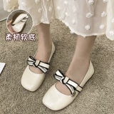 Летняя универсальная обувь для кожаной обуви на плоской подошве, мягкая подошва, сезон 2021