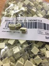 Italy AV R82 series 0 47uf 100V 470nf u47 474 New film capacitor 5MM
