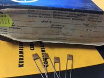 German STCO copper foot 82pF 63V 5% NP0 high frequency silver film ceramic capacitor generation 100PF 100p