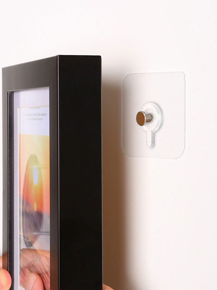 Special hanging nail photo frame hanging wall stickers mural tiles strong seamless hook hook for non-perforated wedding photos