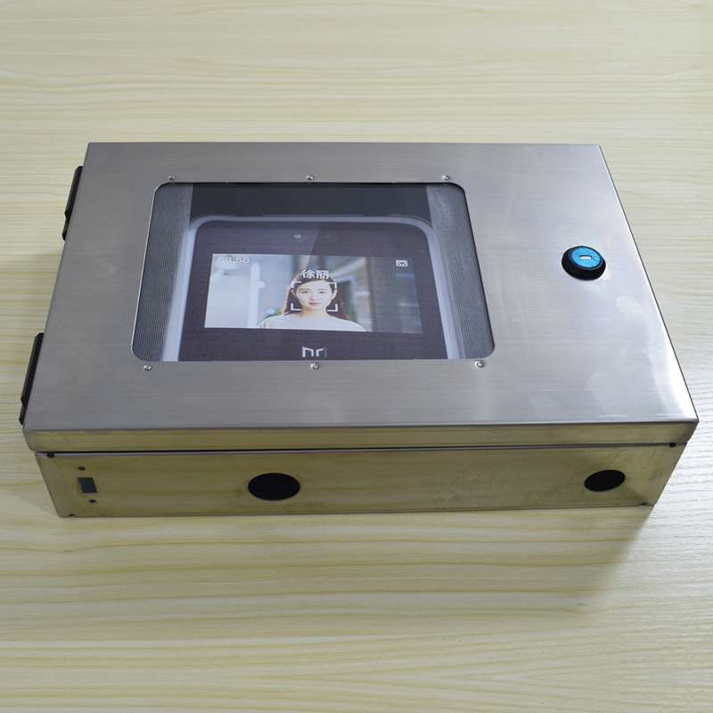 Magic point D2 face attendance machine protection box stainless steel outdoor protective cover face metal shell outdoor rainproof box