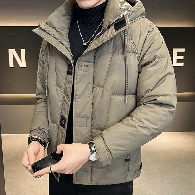 Mk Trendy Brand down Jacket for Men, New Winter Model, Thickened and Warm, High-End Brand Genuine Men's Winter Hooded Coat Mk Trendy Brand down Jacket for Men, New Winter Model, Thickened and Warm, High-End Brand Genuine Men's Winter Hooded Coat