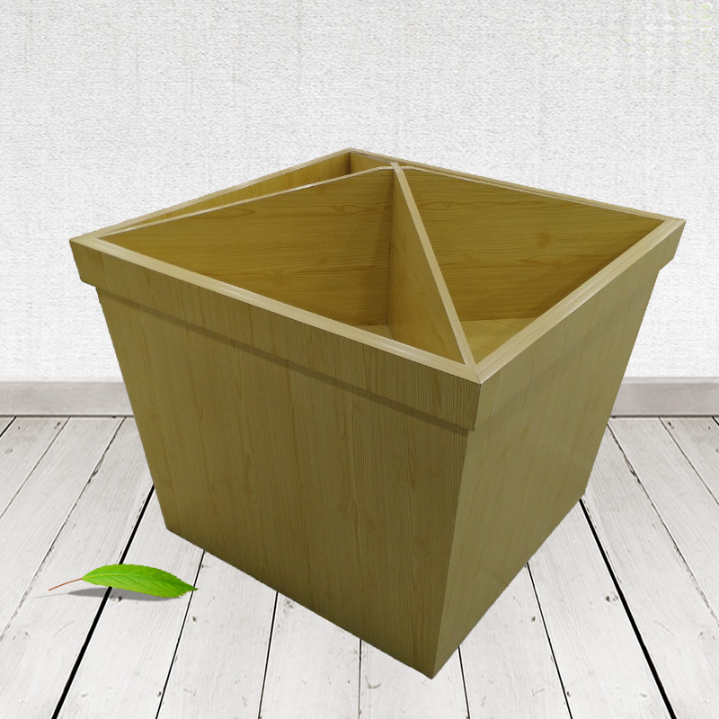 Wooden supermarket shelf rice grain barrel convenience store bulk grain barrel rice noodle rice grain oil rice bucket grain rack