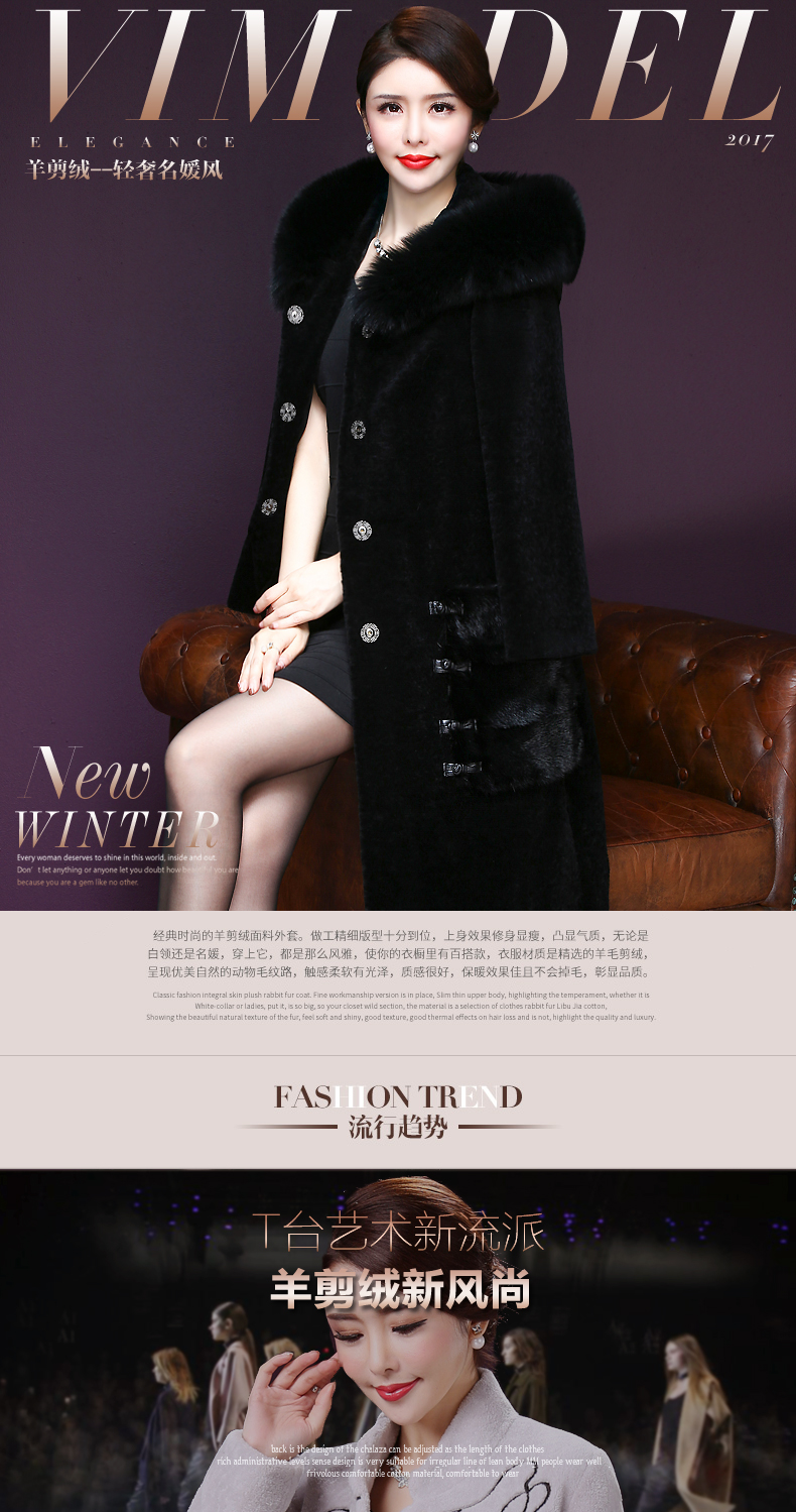 Manteau de fourrure femme VIVIMODEL - Ref 3172047 Image 7