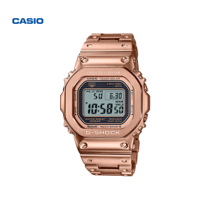 casio旗舰店GMW-B5000玫瑰金方块新色卡西欧官方手表正品G-SHOCK