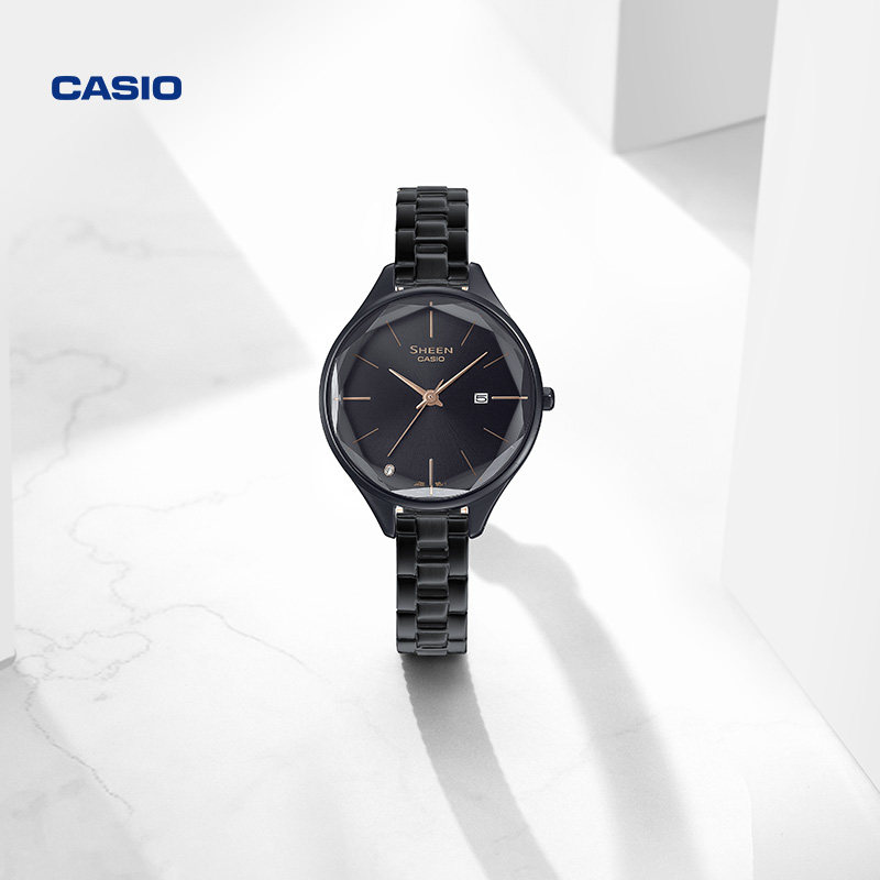 [New Year's Gift] Casio official store She-4062 Simple Analog Student Watch for Women Casio Sheen