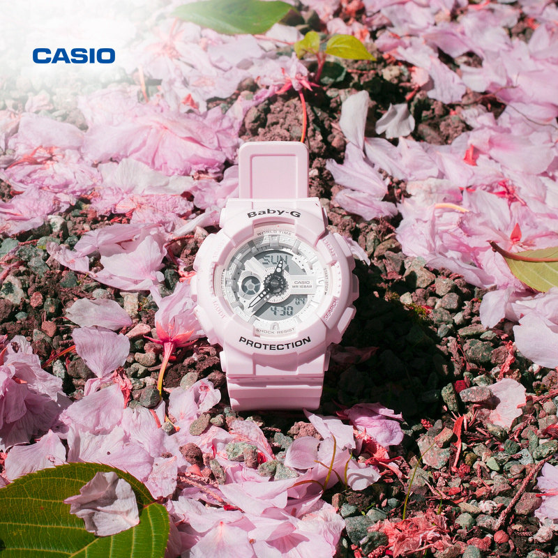 casio flagship store BA-110BE sports students sweet and cool CASIO watches women BABY-G
