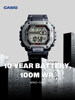 [New Year's Gift] Casio Official official store Mwd-110H Small Square Metal Student Men's Watch