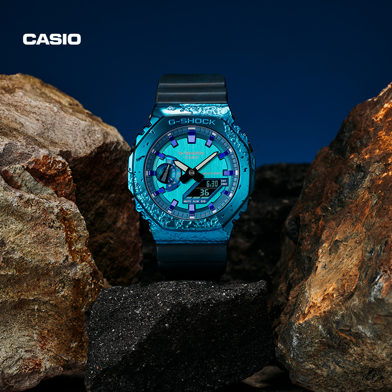 [Gift] Casio Flagship Store G-Shock 40Th Anniversary Commemorative Gemstone Series Colorful Dial Watch for Men and Women