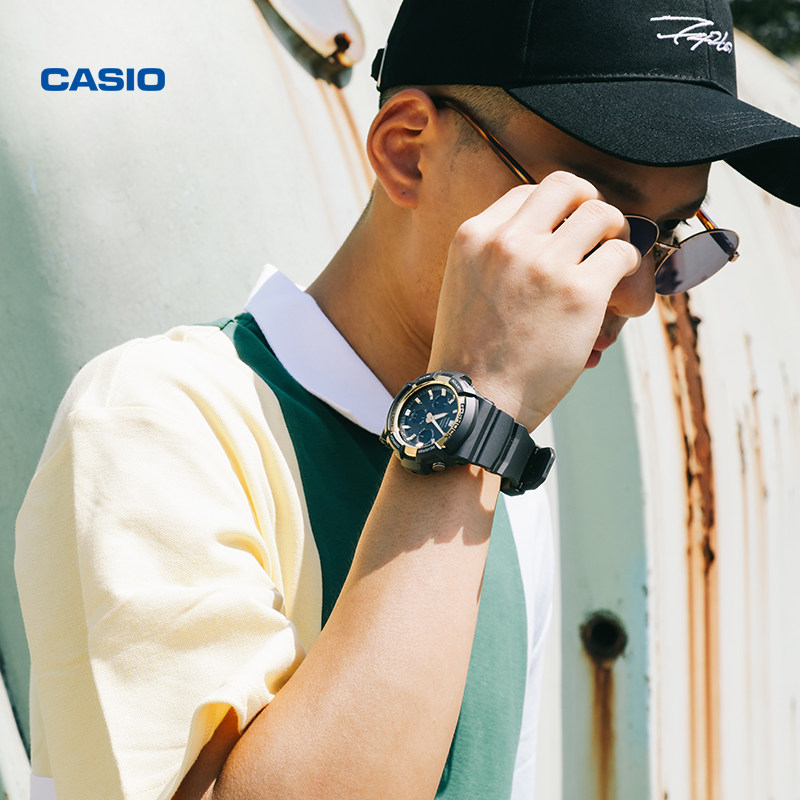 CASIO 卡西欧 G-SHOCK GAW-100G-1AER 六局电波 男式运动手表 ￥612 天猫￥1490