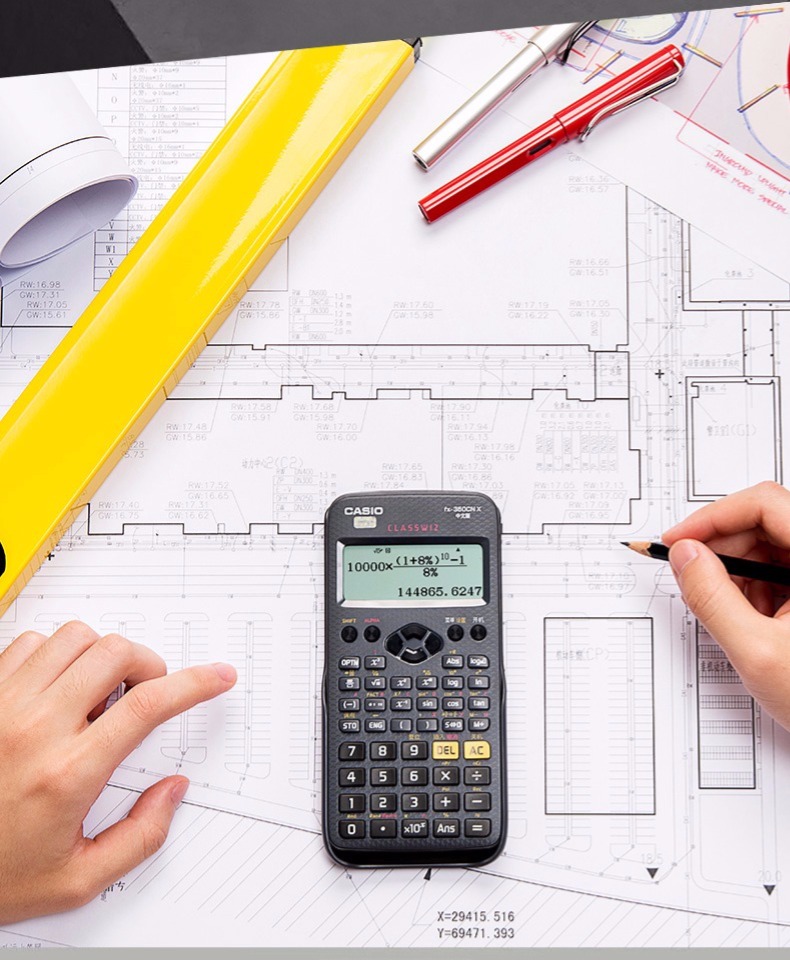 卡西欧fx-350CN X一二级建造师考试科学函数计算器