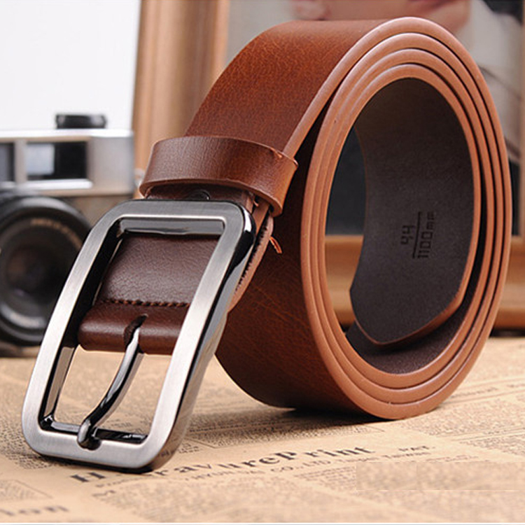 Buy Korean version of the Japanese word buckle leather belt hundred ...