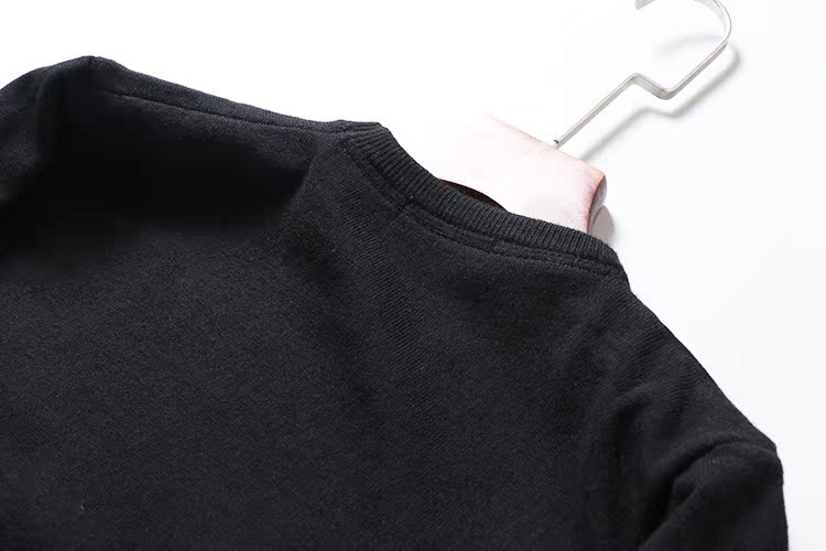 C527 truy cập 18 năm mới rắn màu tối sọc dày áo len nam len pha trộn áo len nam mỏng áo ấm mùa đông nam