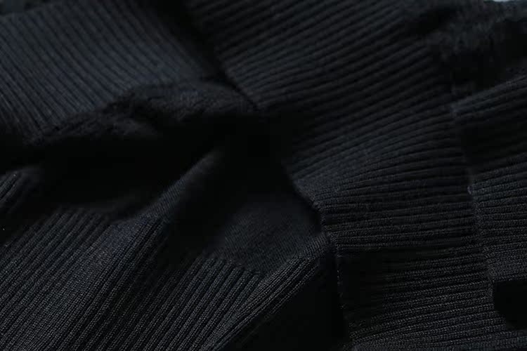Áo len nam thương hiệu mùa thu C401 Áo len len co giãn cao cổ cao cho nam Joker Pinstriped Áo len mỏng cho nam áo khoác lông cừu nam