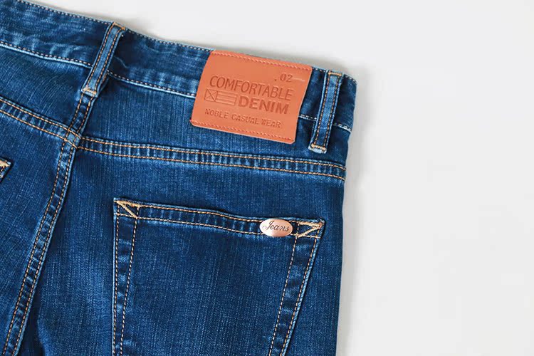 Y706 30 tuổi thương hiệu 20-50 tuổi có thể mặc quần jeans nam thu đông siêu co giãn jean nam