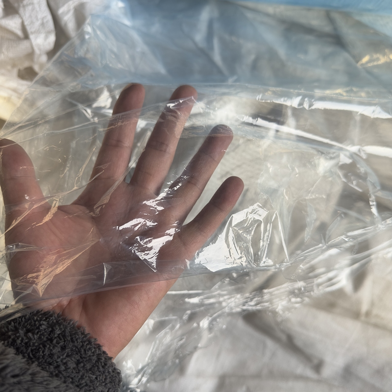 1.5 Mil Greenhouse Film, Double-Layer Inner Film for Small Arch-Shaped Greenhouses, Blue High-Transparency Cold-Resistant Agricultural Film, Specialized for Thermal Insulation in Indoor Greenhouses