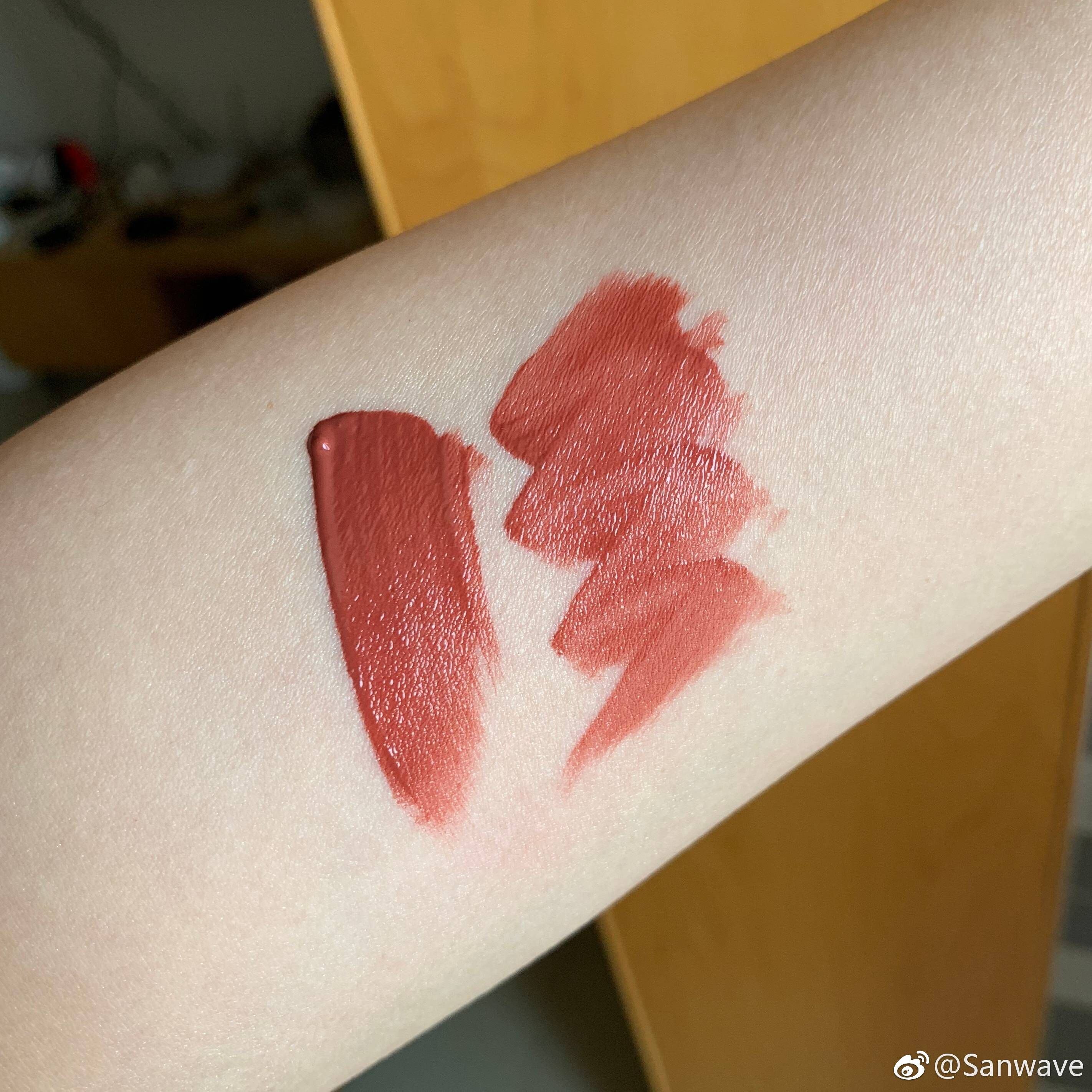 Spot Nhật Bản Qian Shili bản địa CEZANNE nhuộm môi nửa mờ môi son bóng CT4 hydrat hóa màu - Son bóng / Liquid Rouge 	son bóng the face shop	