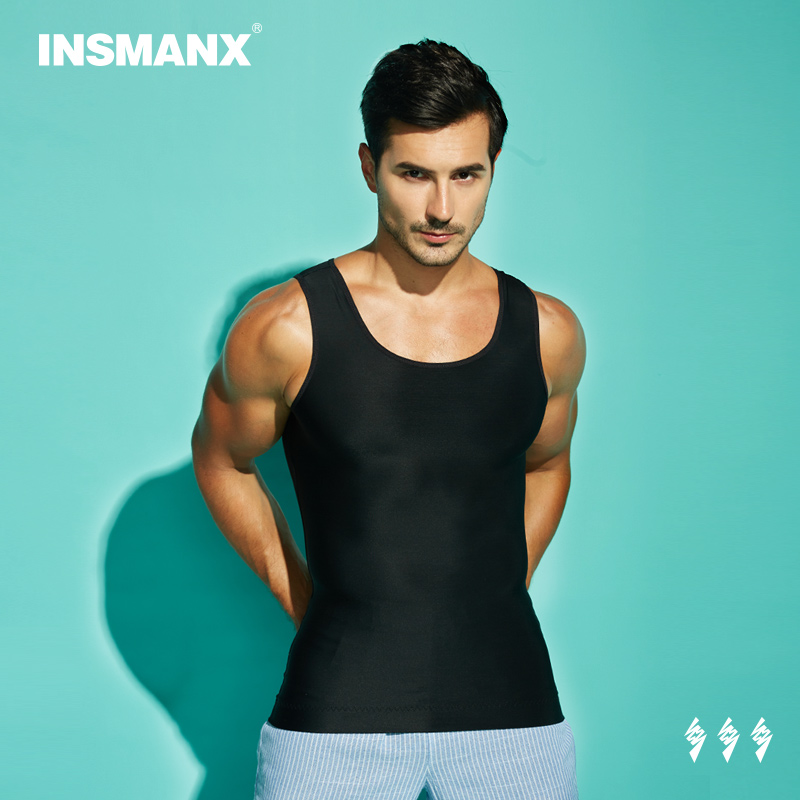 INSMANX Men's Postoperative Body Shaping Corset Chest Tightening Abdominal Setting Slim Slim Contour Thin Breathable Outer Wear