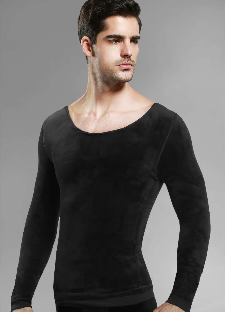 Áo corset nam tay dài của INSMANX dày mùa thu và mùa đông đồ lót dày cộng với nhung ấm bằng nhựa định hình corset bụng eo quần lót nam