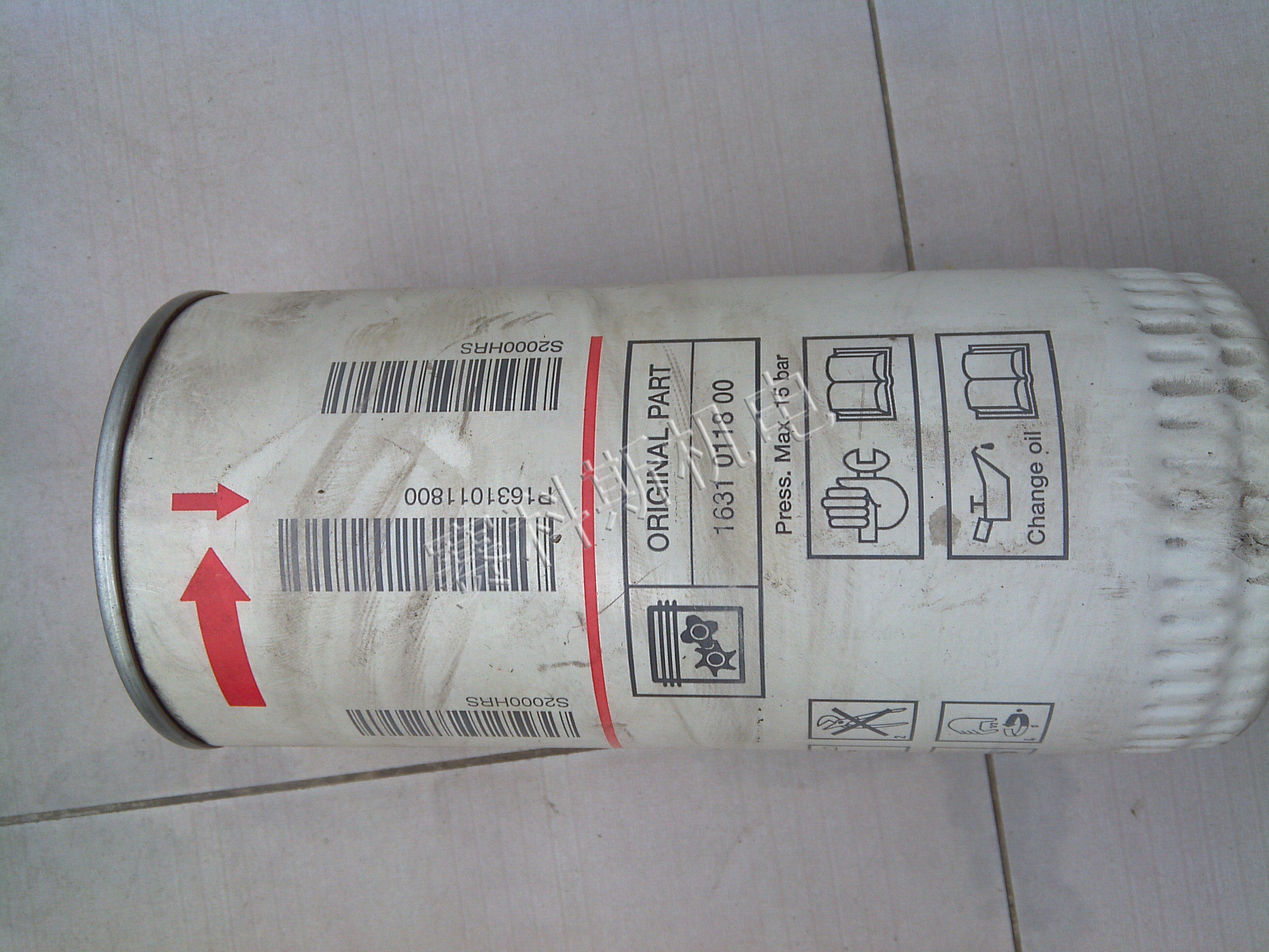 1631011800 Fidelity air compressor oil filter core oil filter oil filter real shot