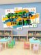 Book Reading Corner Decoration Kindergarten Environment Creation Classroom Picture Book Library Wall Decoration Reading Area Cultural Wall Stickers