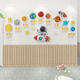 Kindergarten Environmental Creation Materials Theme Wall Stickers Finished Product Eight Planets Astronauts Corridor Hallway Cultural Wall Decoration