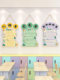 National Style Kindergarten Environmental Creation Safety Corner Cultural Wall Stickers Books Hygiene Signs Primary School Class Layout Classroom Decoration