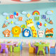 Finished Kindergarten Theme Wall Decorations Welcome Children in Early Education and Daycare Classes, Classroom Corridors, and Cultural Wall Decorations